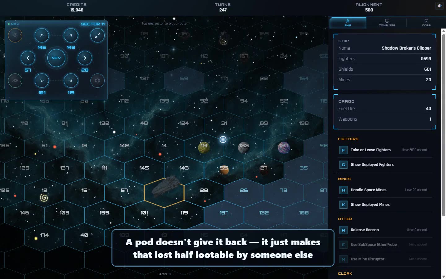 Escape Pods & NPCs