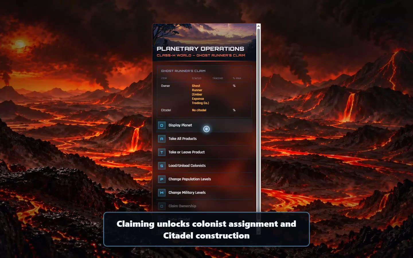 Planets & Colonization