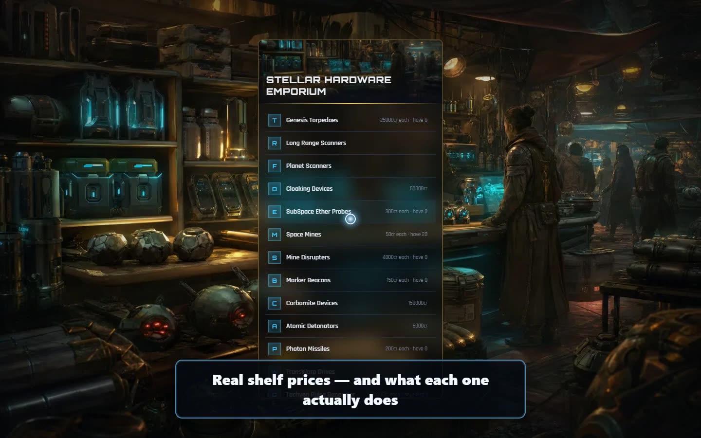 The Stellar Hardware Emporium